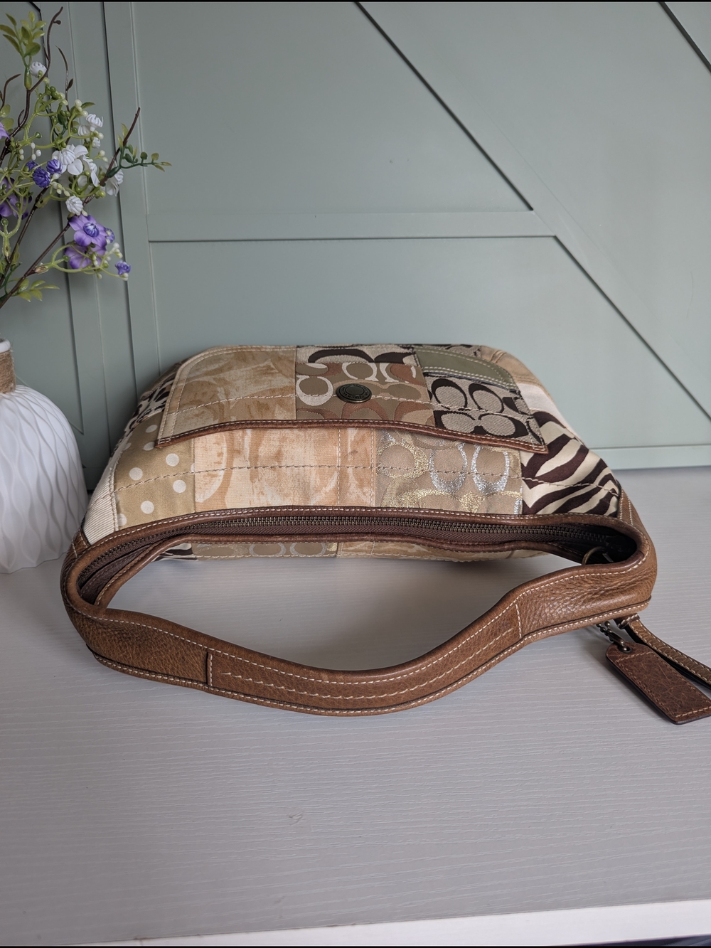 Coach Vintage  Ergo Signature Patchwork Hobo Bag, - Picture 9 of 13